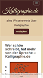 Mobile Screenshot of kalligraphie.de